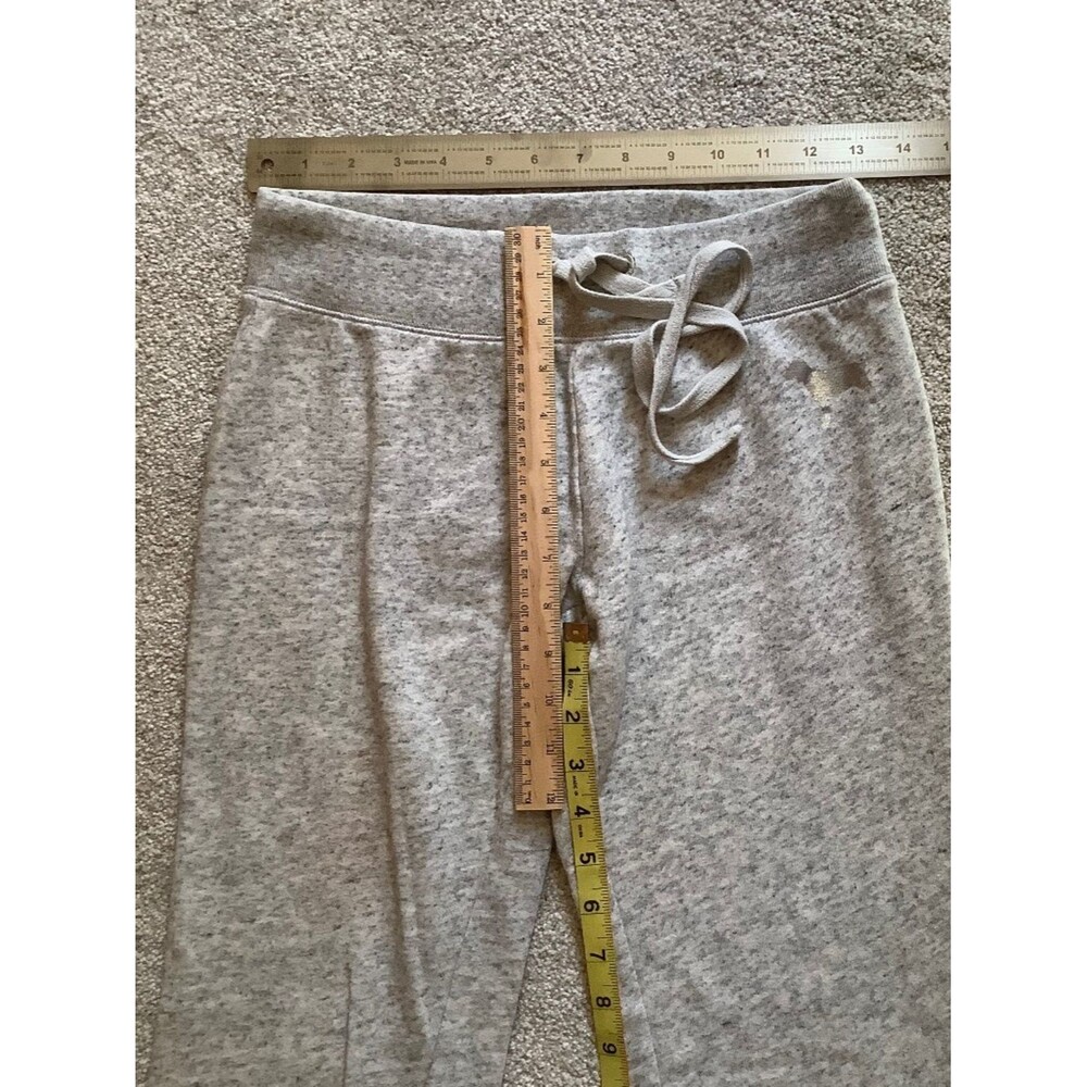 PINK Victoria Secret grey sweatpants XS wide leg bottom flare - Picture 6 of 8